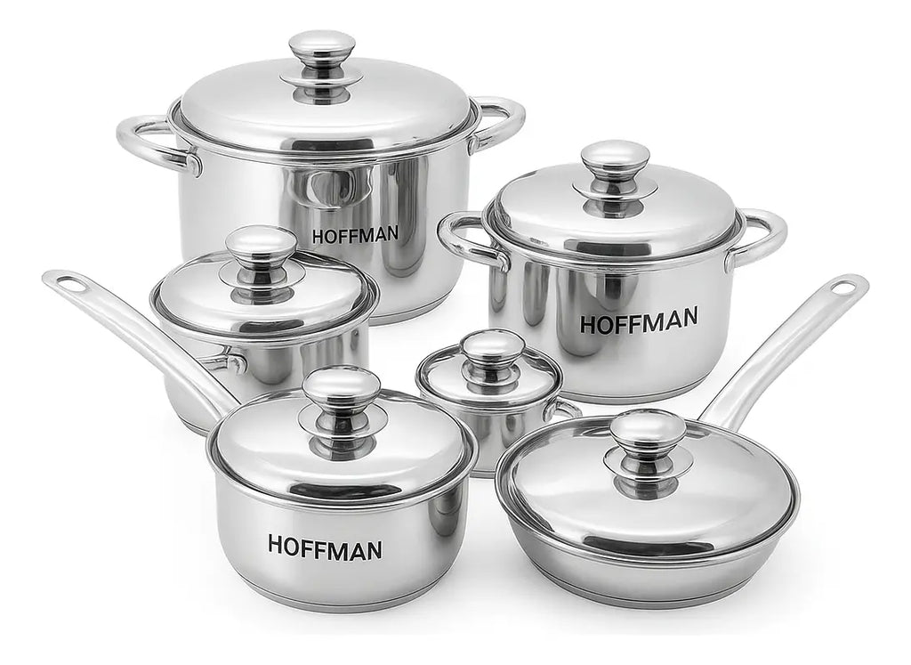BATERIA DE COCINA HOFFMAN 12 PIEZAS