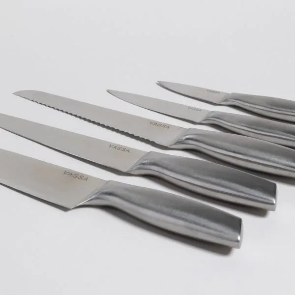 SET DE CUCHILLOS TABLA DE PICAR  IMAN