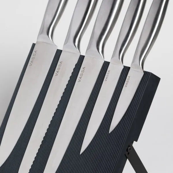 SET DE CUCHILLOS TABLA DE PICAR  IMAN
