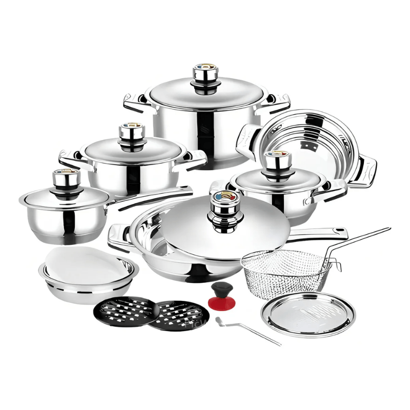 BATERIA DE COCINA 21 PIEZAS SCHAFFHAUSEN