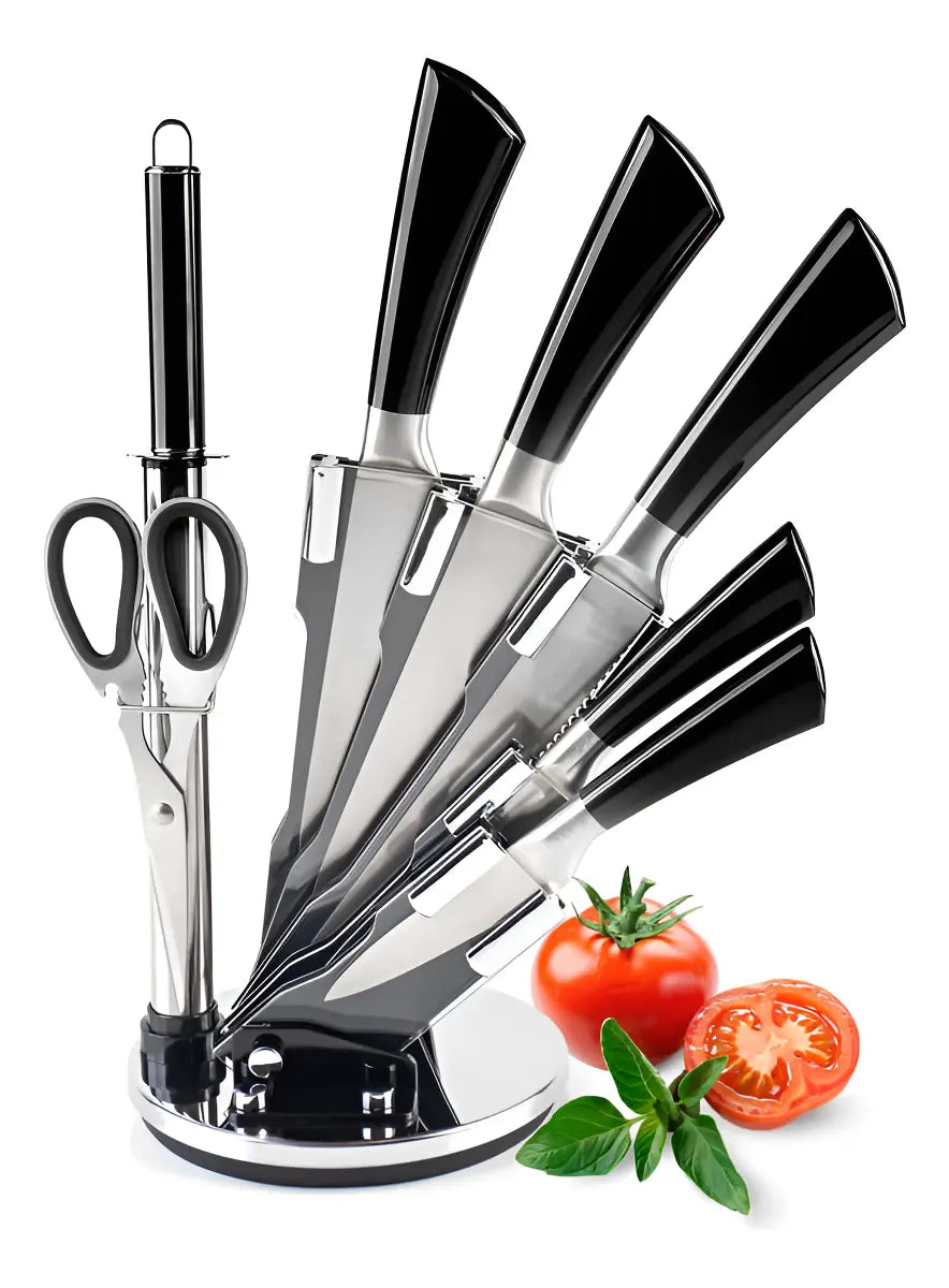 SET DE CUCHILLOS VASE GIRATORIA