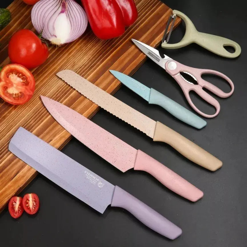 SET CUCHILLOS DE COLORES