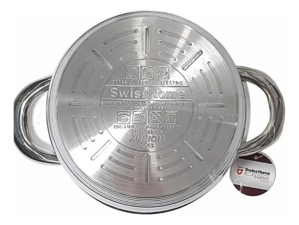 BATERIA DE COCINA 12 PIEZAS SUIZA