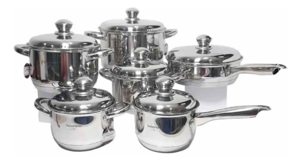 BATERIA DE COCINA 12 PIEZAS SUIZA