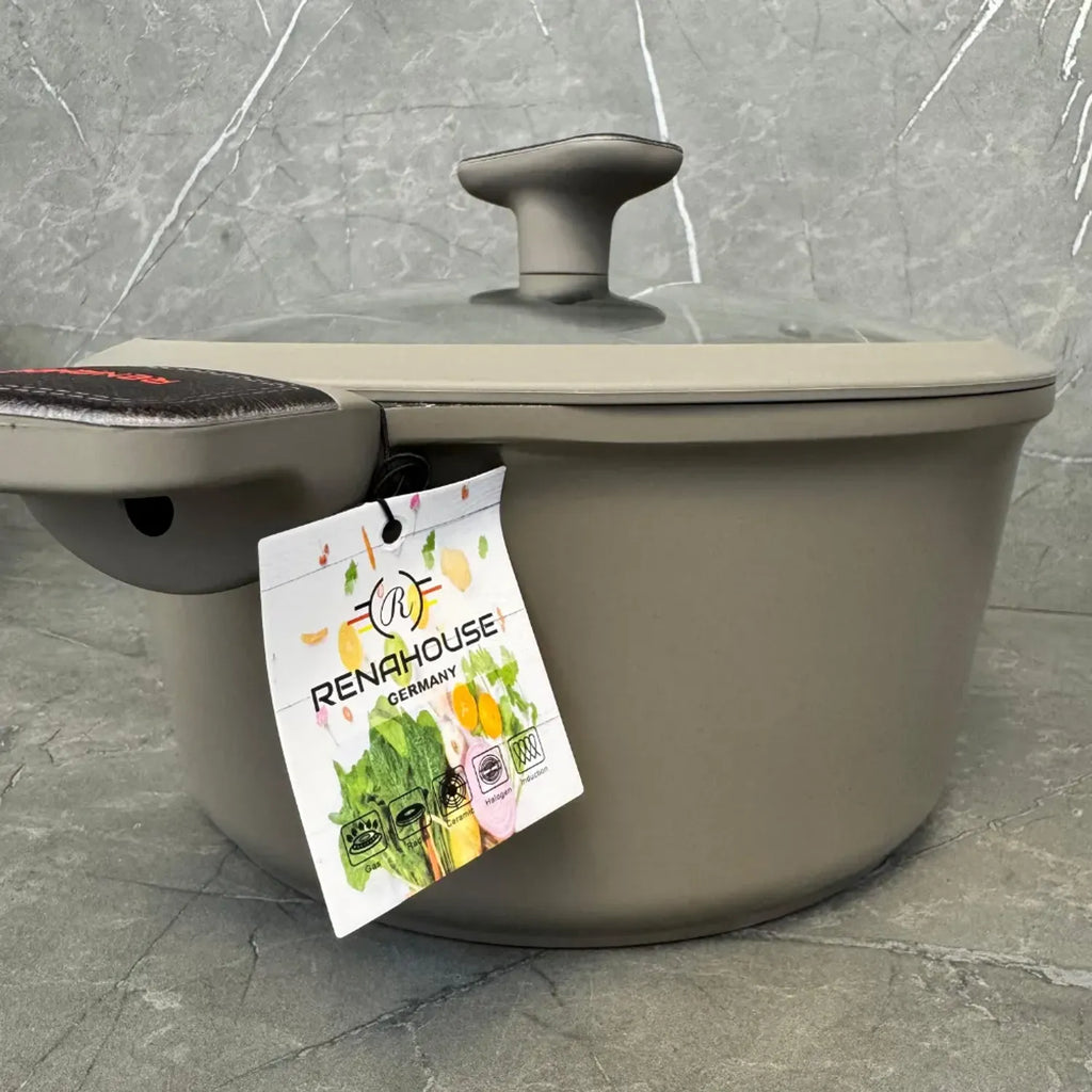 BATERIA DE COCINA 5 PIEZAS PIEDRA VOLCANICA