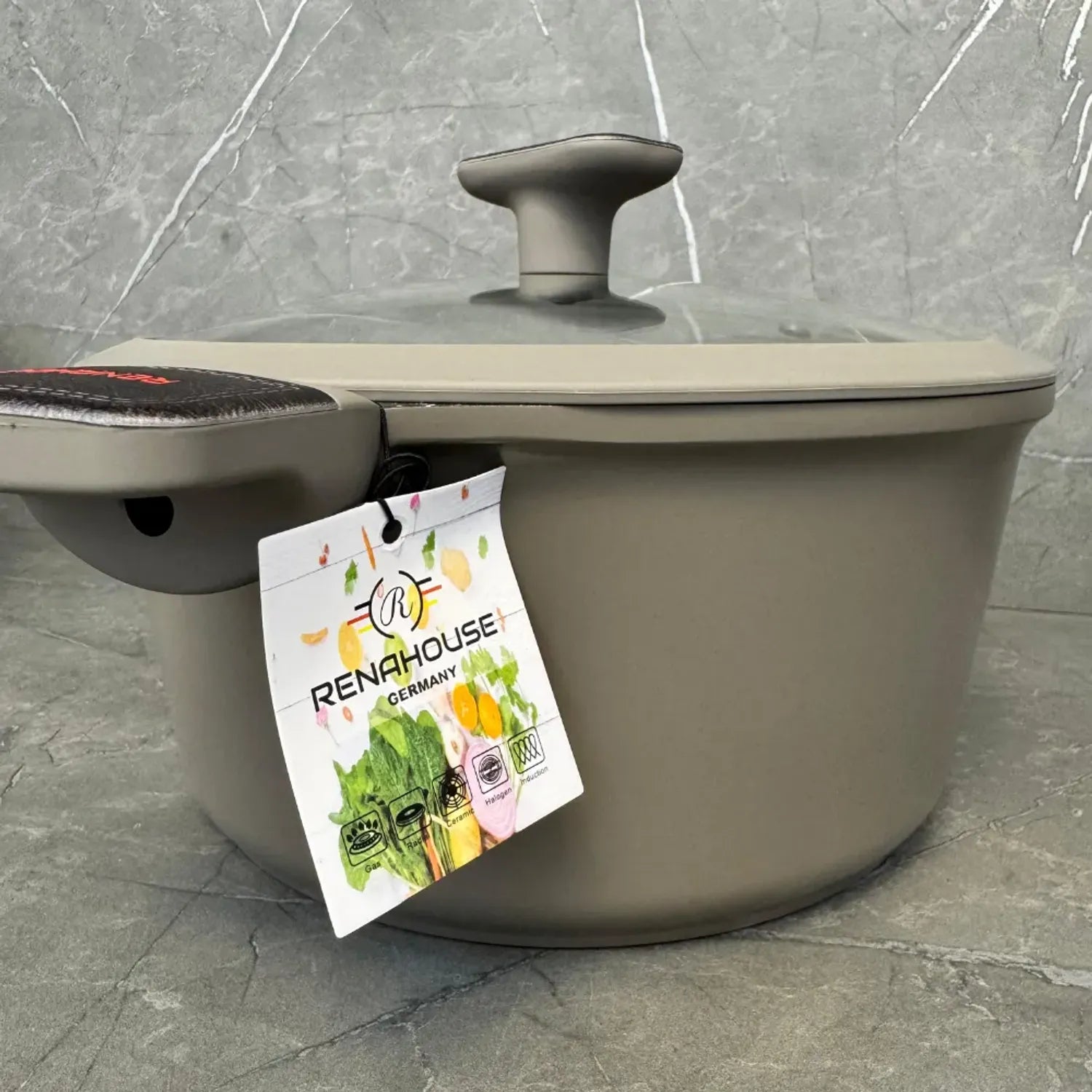 BATERIA DE COCINA 5 PIEZAS PIEDRA VOLCANICA