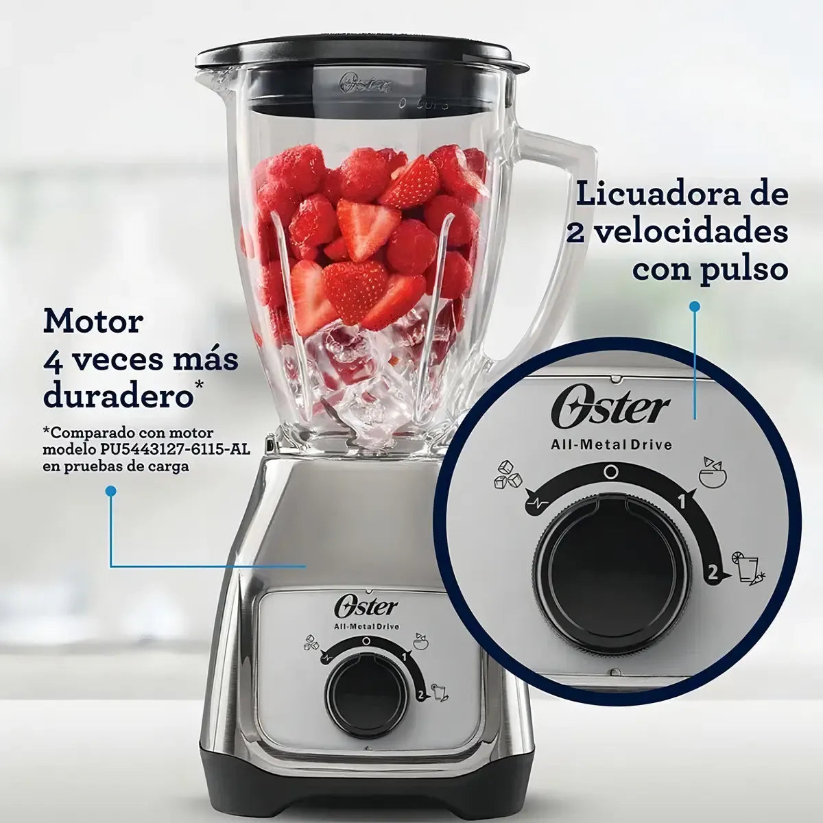 LICUADORA OSTER NIQUELADA